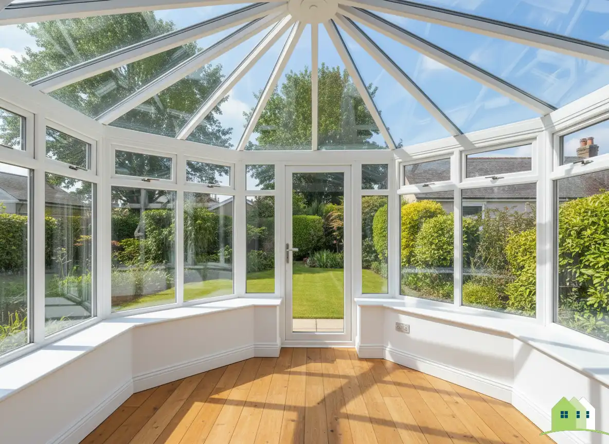 Family room conservatory setup designed for daily comfort through changing seasons