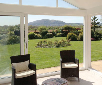 Large glazed patio door installation for glazing and exposure planning