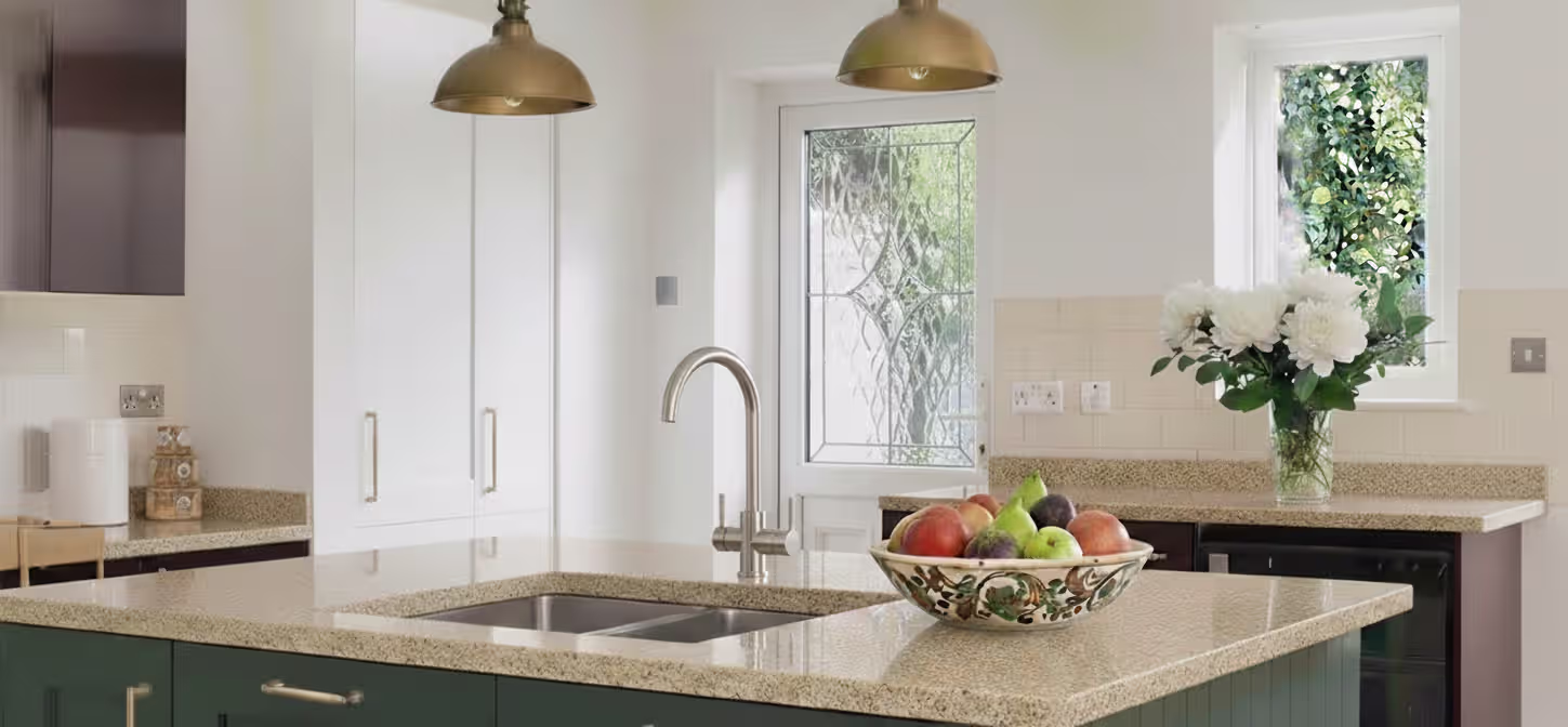 Home exterior with modern glazing