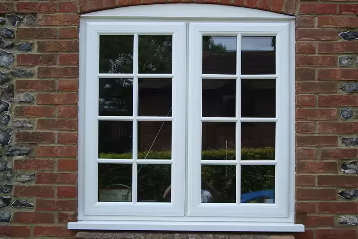 Large home with multiple casement window installations