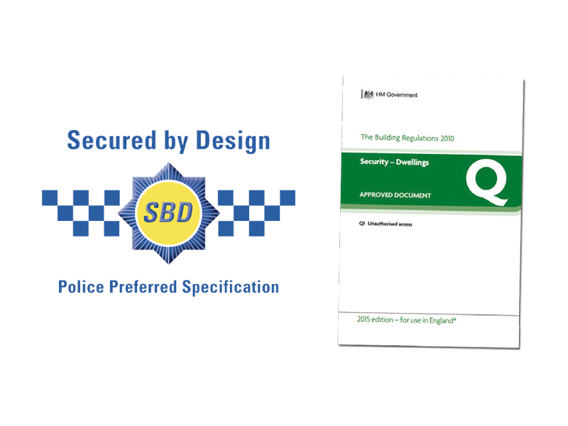 Secured by Design security badge used for specification planning